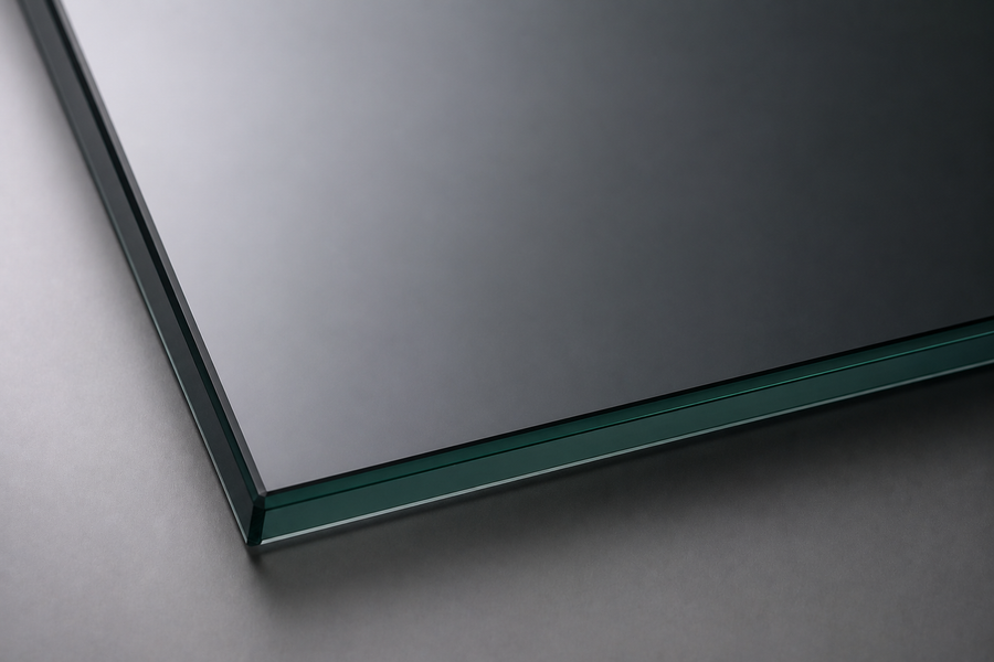 Satiniertes Glas