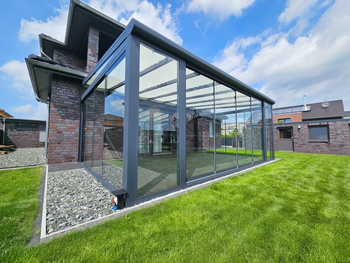 Freistehende Terrassenüberdachung