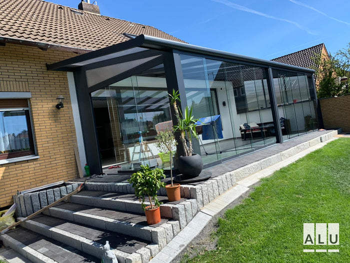 Kaltwintergarten aus Aluminium und Glas von ALU-Terrassenbau