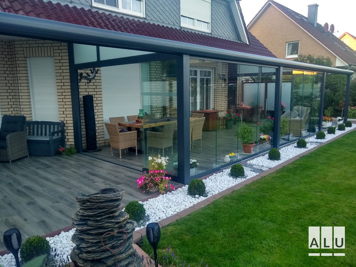 Kaltwintergarten aus Aluminium und Glas von ALU-Terrassenbau
