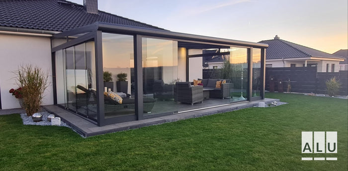 Kaltwintergarten aus Aluminium und Glas von ALU-Terrassenbau