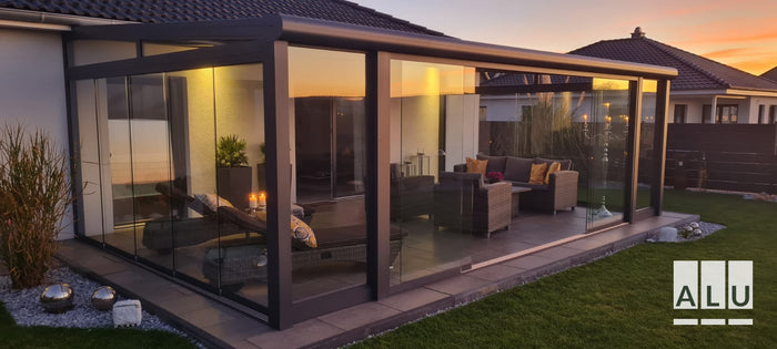 Kaltwintergarten aus Aluminium und Glas von ALU-Terrassenbau