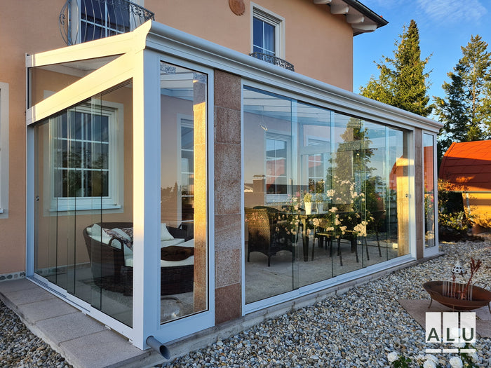 Kaltwintergarten aus Aluminium und Glas von ALU-Terrassenbau
