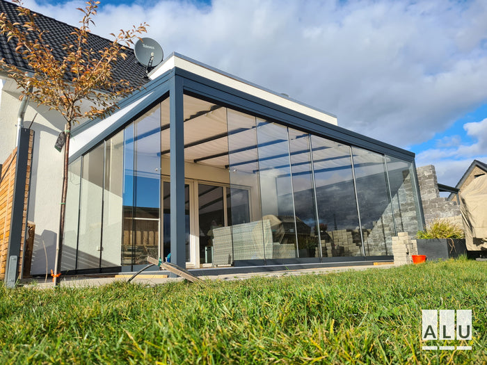 Kaltwintergarten aus Aluminium und Glas von ALU-Terrassenbau