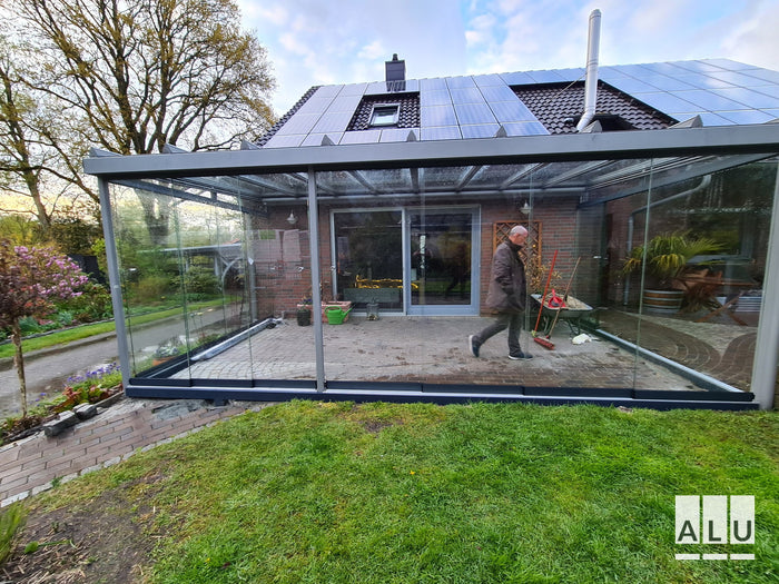 Kaltwintergarten aus Aluminium und Glas von ALU-Terrassenbau