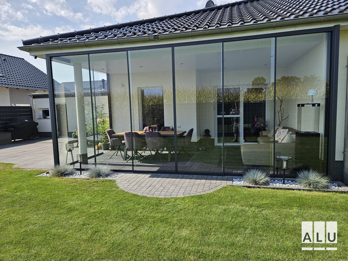 Kaltwintergarten aus Aluminium und Glas von ALU-Terrassenbau