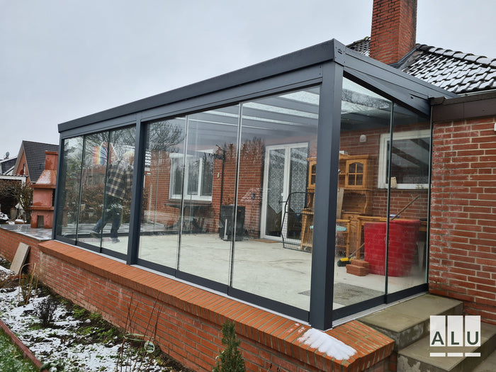 Kaltwintergarten aus Aluminium und Glas von ALU-Terrassenbau