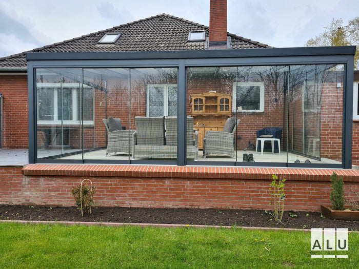 Kaltwintergarten aus Aluminium und Glas von ALU-Terrassenbau