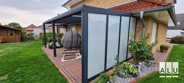 Kaltwintergarten aus Aluminium und Glas von ALU-Terrassenbau