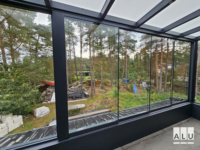 Kaltwintergarten aus Aluminium und Glas von ALU-Terrassenbau