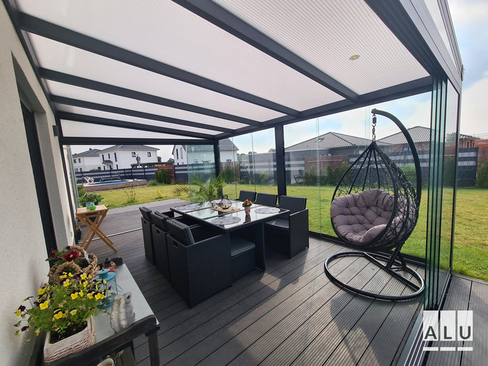Terrassenüberdachung aus Aluminium von ALU-Terrassenbau
