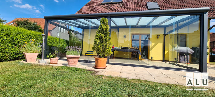 Terrassenüberdachung aus Aluminium von ALU-Terrassenbau
