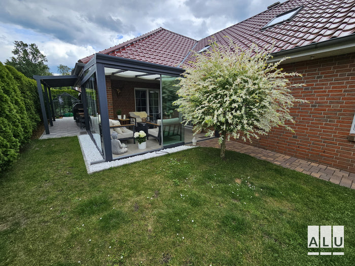 Terrassenüberdachung aus Aluminium von ALU-Terrassenbau